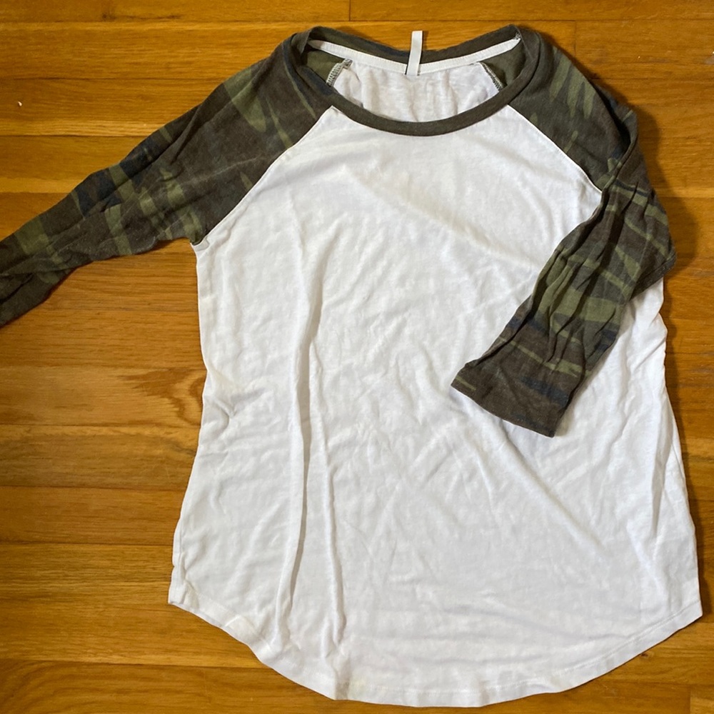 3/4 Army Baseball Top